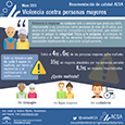 Nueva recomendaci&oacuten de calidad: Violencia contra personas mayores