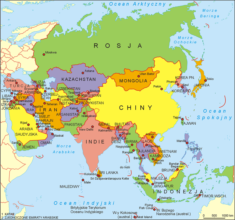 Países Del Sudeste Asiático Mapa