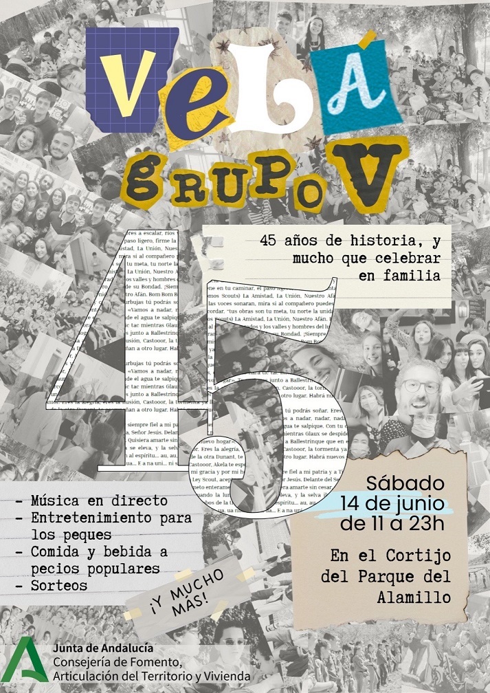  El Grupo Scout V-Casco Antiguo de Sevilla celebra el sábado su 45 aniversario con una “Velá” en el Alamillo
