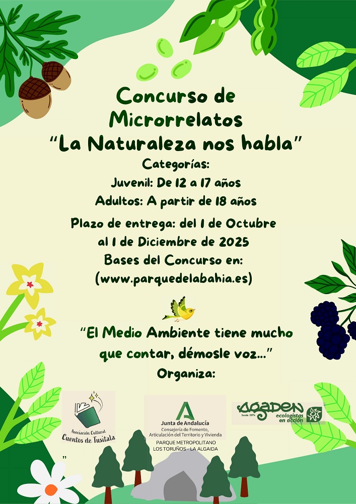  Los Toruños convoca el concurso de microrrelatos “La naturaleza nos habla”