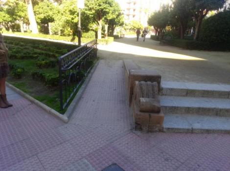 Acceso a los Jardines de Santa Margarita