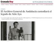 El Archivo General de Andalucía custodiará el legado de Atín Aya