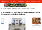 El Archivo Municipal de Nerja digitaliza dos nuevos documentos históricos de Nerja