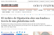 El Archivo de Diputación abre sus fondos a través de una plataforma web
