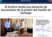 El Archivo recibe una donación de documentos de la prisión del Castillo de Santiago