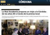 La Real Academia propone un viaje a la Córdoba de los años 20 a través de la prensa local