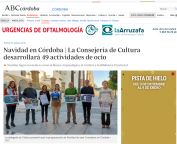 Navidad en Córdoba  La Consejería de Cultura desarrollará 49 actividades de ocio