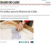 Un índice para la Historia de Cádiz
