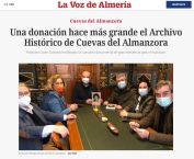 Una donación hace más grande el Archivo Histórico de Cuevas del Almanzora