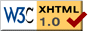 XHTML 1.0 validado 