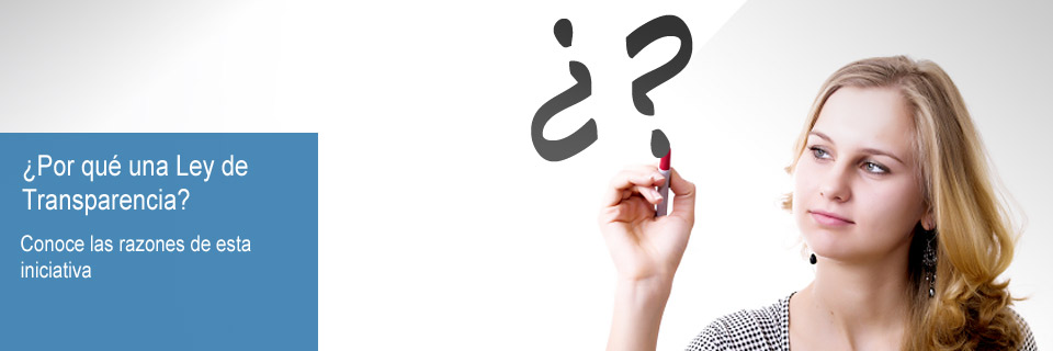 ¿Por qué una Ley de Transparencia?