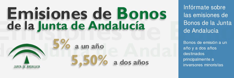 Emisiones de Bonos de la Junta de Andalucía