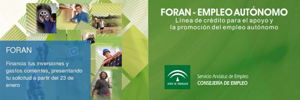 FORAN, línea de crédito para autónomos