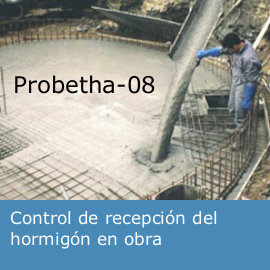 Control de recepcion del hormigon de obra