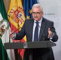 Manuel Jiménez Barrios, vicepresidente de la Junta de Andalucía