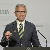 Miguel Ángel Vázquez, portavoz del Gobierno de la Junta.