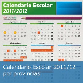 Calendario Escolar 2011/12 por provincias 