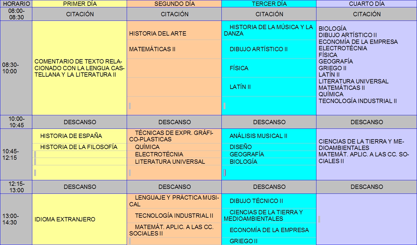 HORARIO