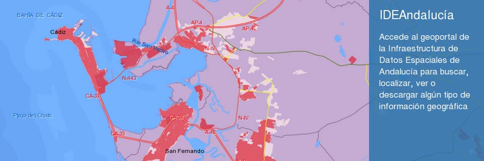 Infraestructura de datos espaciales de Andalucía