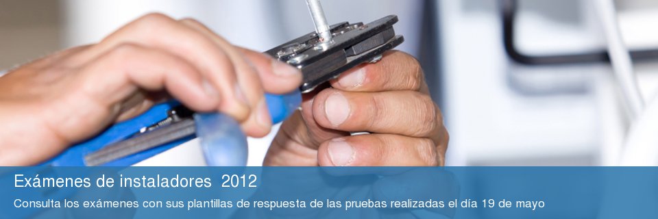Examenes de instaladores