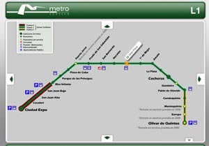Plano del metro para descarga online