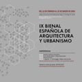 Cartel de la exposición IX Bienal Española de Arquitectura y Urbanismo