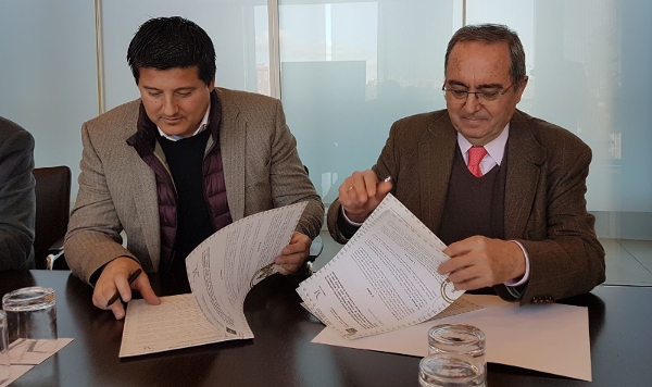 Firma de convenio IECA y Diputación de Málaga