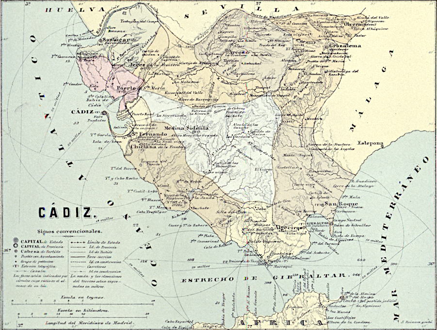 España Geografica Cadiz