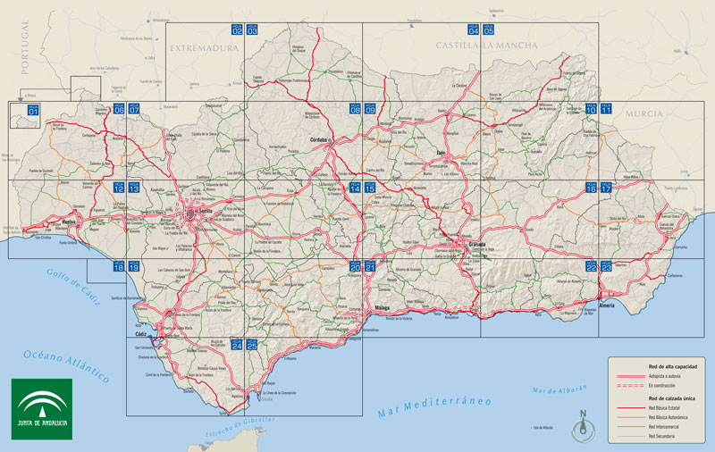 Mapa de carreteras