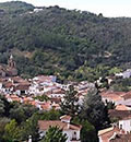 Vista del municipio serrano de Galaroza.