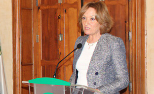 Carmen Ortiz, durante su intervención.