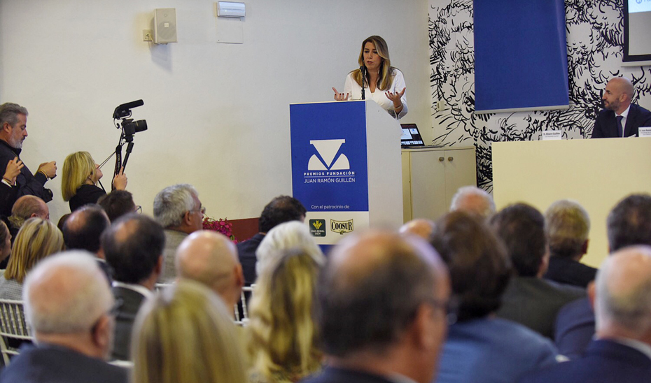 Intervención de la presidenta de la Junta de Andalucía en los Premios de la Fundación Juan Ramón Guillén 