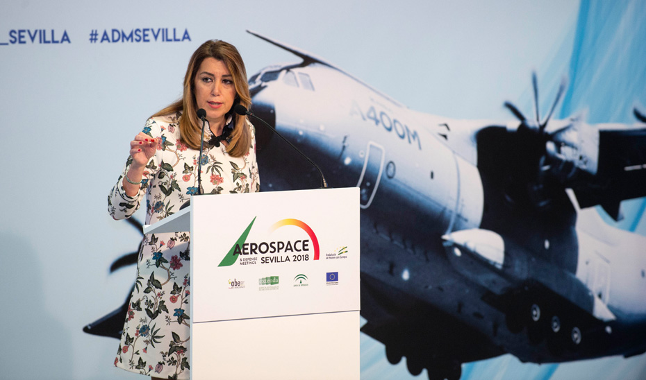 Intervención de Díaz en la inauguración del Aerospace & Defense Meetings-ADM Sevilla 2018