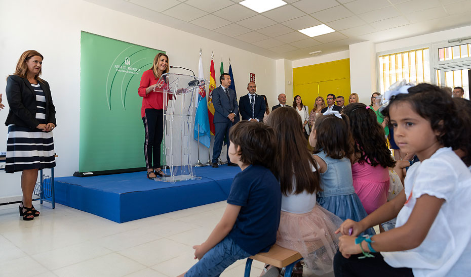 Intervención de la presidenta de la Junta de Andalucía en el inicio del curso escolar