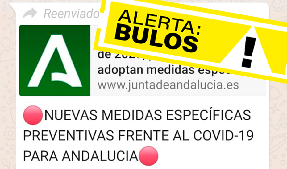 Mensaje instantáneo difundido por Whatsapp.