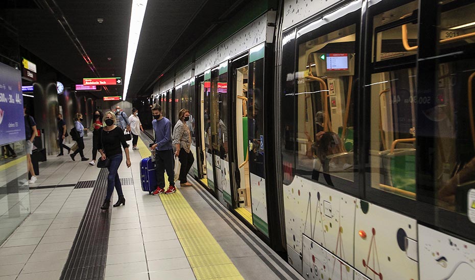 Los consorcios de transporte superaron los 31 millones de pasajeros entre enero y septiembre 1 1636650691858metromalagaEstdn