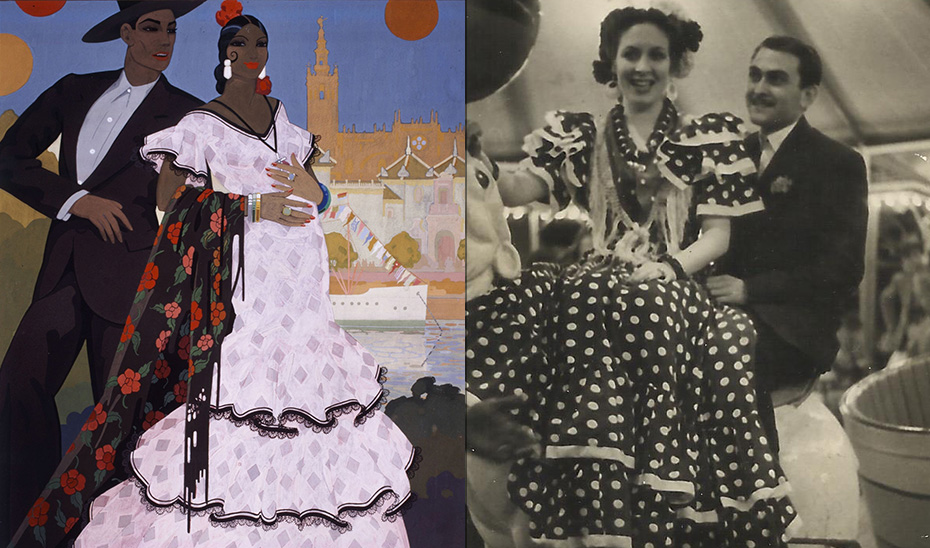 
			      El traje de flamenca es expresión de identidad regional y elemento presente en la historia de los hogares andaluces. 			    
			  