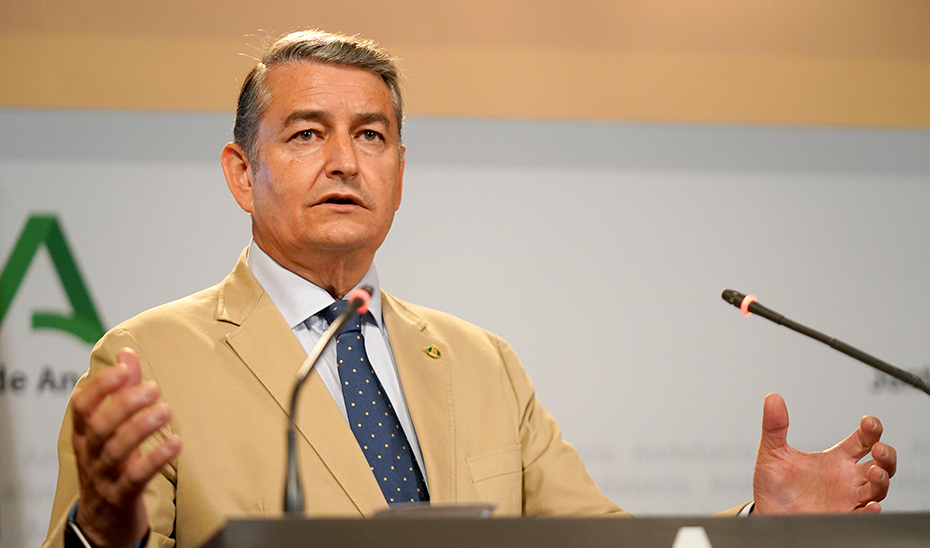 El consejero Antonio Sanz informa de la prórroga del Plan de Refuerzo en órganos judiciales