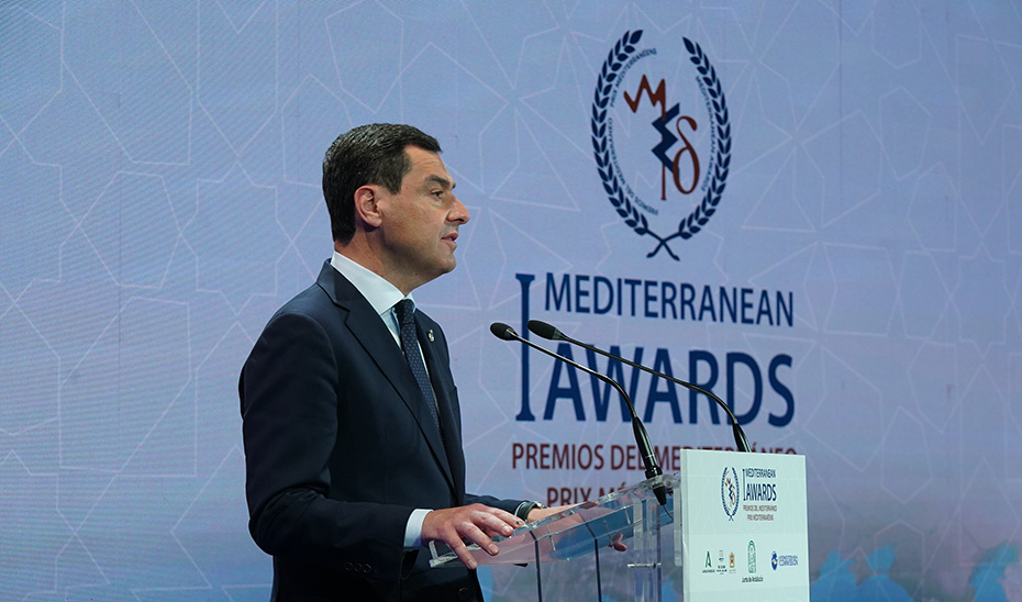 Intervención del presidente de la Junta en el acto de entrega de los I Premios del Mediterráneo