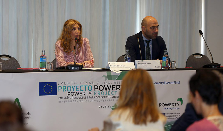 La viceconsejera de Industria, Energía y Minas, Ana María Vielba, abrió el evento final internacional del proyecto POWERTY.