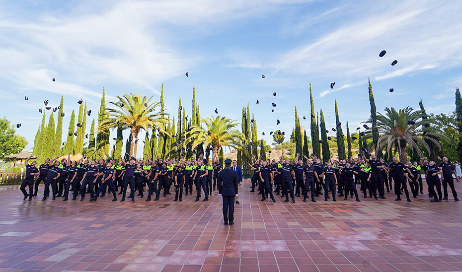 158 policías locales superan el Curso de Ingreso del IESPA y se incorporan en 67 municipios