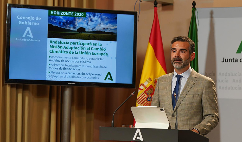 Fernández-Pacheco anuncia la participación en la Misión Adaptación al Cambio Climático puesta en marcha por la UE