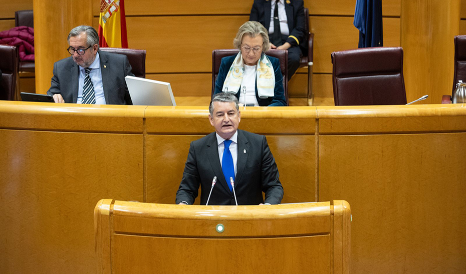 Antonio Sanz defiende en el Senado que la Ley de Amnistía 