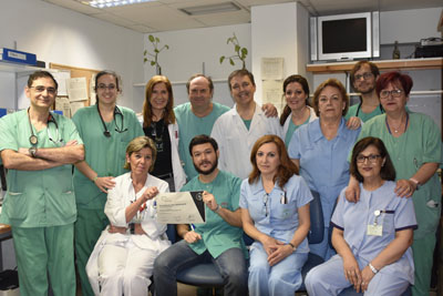 Profesionales de Cardiología del Hospital Reina Sofía reciben la acreditación de Excelente de la Sociedad Española