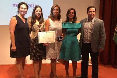 Carmen Prada, María José Barrios, Pilar Ventosa, Yolanda González, José Rumbao
