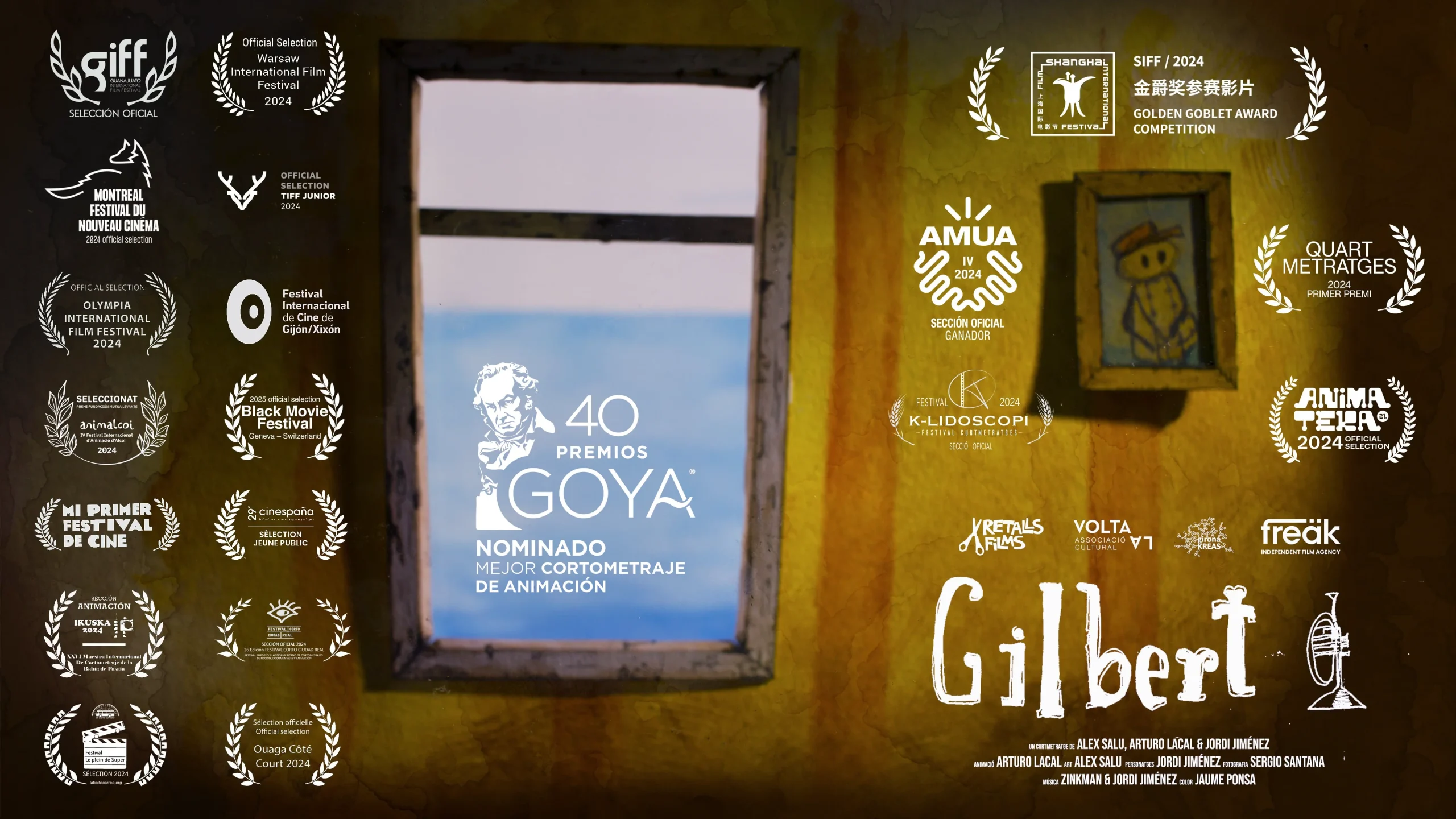 Gilbert, Goya Mejor Cortometraje de animación