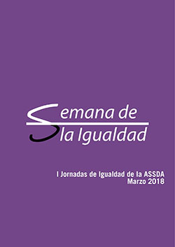 Portada del Dosier I JORNADAS IGUALDAD 2018