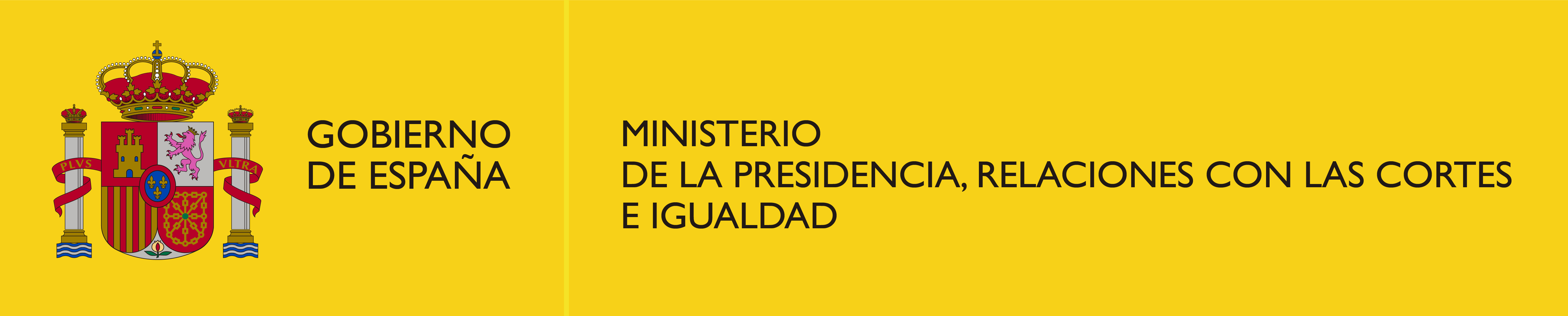 Ministerio Presidencia, RRCC e Igualdad