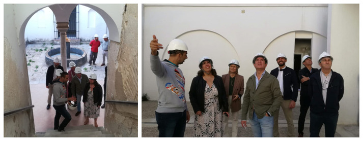 La delegada de Fomento visita  la obra de Ramón de Cala 17, en Jerez, a escasos meses de su final