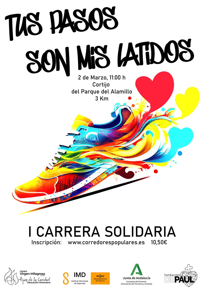 El próximo sábado se celebrará en el Alamillo la 1ª Carrera Solidaria “Tus pasos son mis latidos”